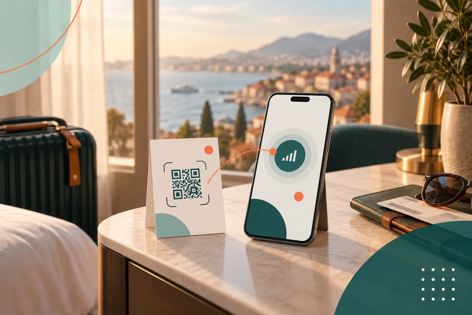 QR-код для активации eSIM перед поездкой